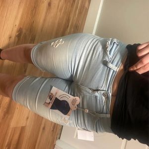 Light blue Jean shorts